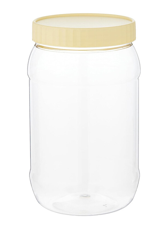 

Sunpet Round SpiceJar Plastic Round Food Storage Jar, 1500ml, Clear