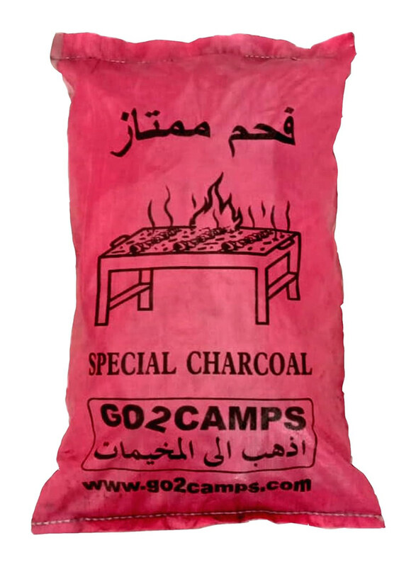 

Go2Camps 2Kg BBQ Hardwood Charcoal Bag, Black