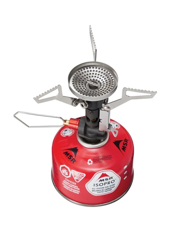 

Go2Camps Large Camping Stove with Long Fire Screw, Red