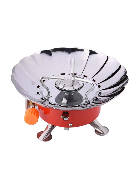 

Generic One Size Windproof Outdoor Camping Portable Gas Stove, Red