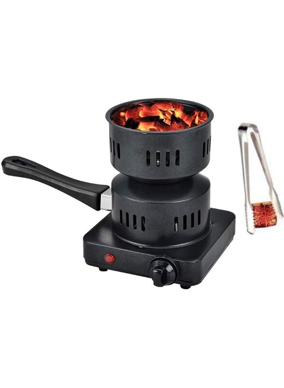 

Go2Camps Electric Hot Plate Charcoal Burner for Hookah, 1000W, Black