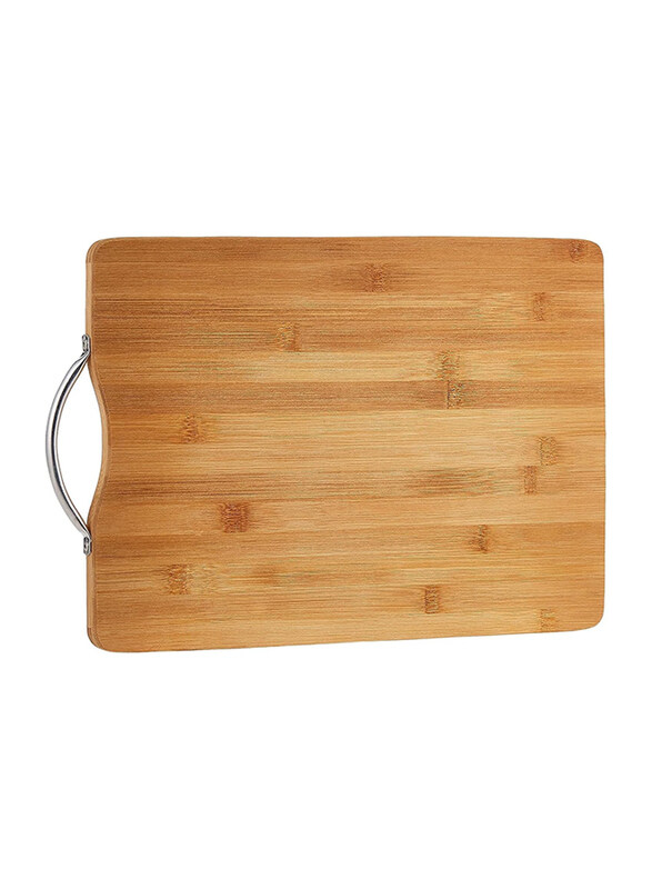 

Generic Extra Large Premium Bamboo Cutting Board with Juice Grooves, Brown