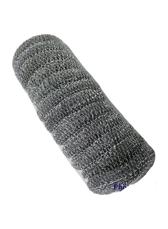 

Saqoclean Steel Wool, Grey, 12 Piece