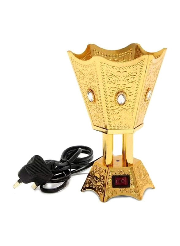 

Al Madina Alsaqer Electric Incence Burner, Gold