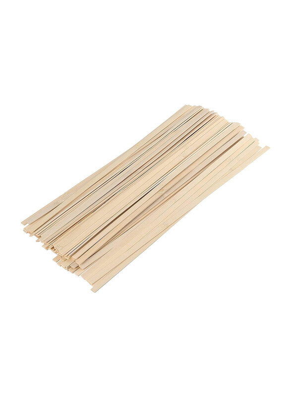 

Go2Camps 50 Piece Barbeque Flat Bamboo Stick, White