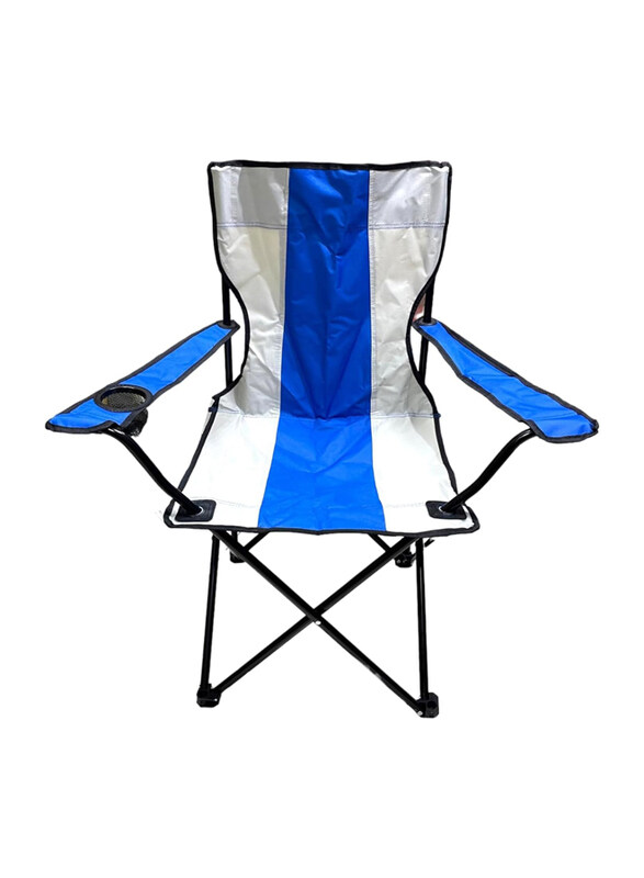 

Go2Camps Folding Camping Chair with Cup Holder Carry Bag, Multicolour