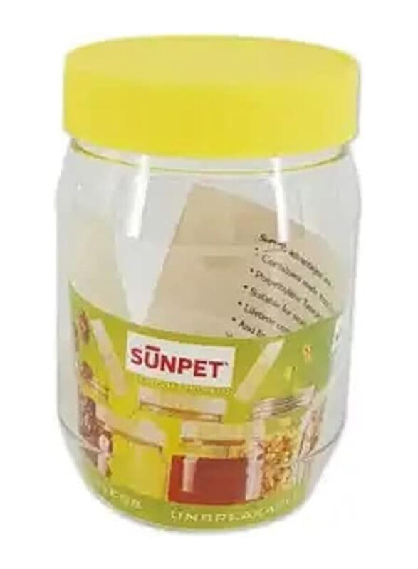 

Sunpet Round SpiceJar Plastic Round Food Storage Jar, 300ml, Clear