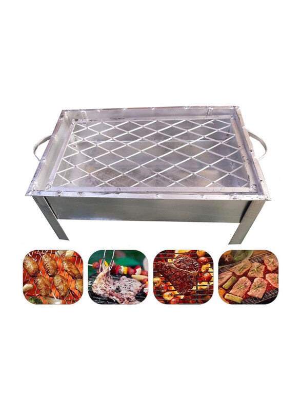 

Go2Camps Alsaqer BBQ Galva Grill, Medium, Silver