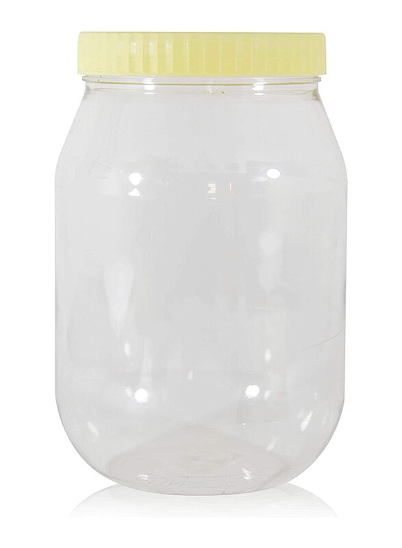 

Sunpet Alsaqer Round Spice Plastic Food Storage Jar, 3000ml, Clear