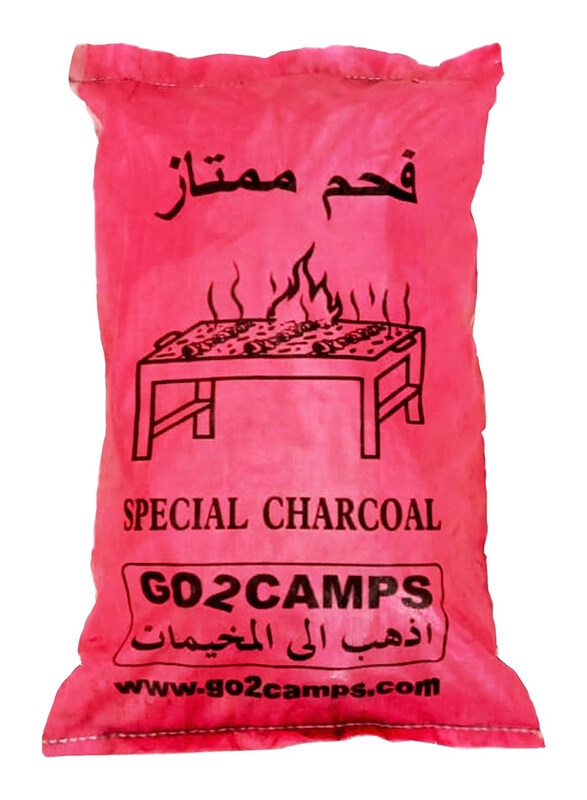 

Go2Camps Premium Medium to Small Sizes BBQ Hardwood Charcoal, 5 KG, Black