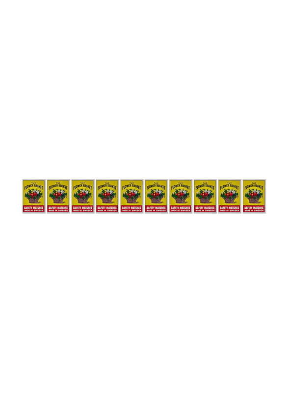 

Flower Basket 10 Piece The Safety Match Box, Multicolour