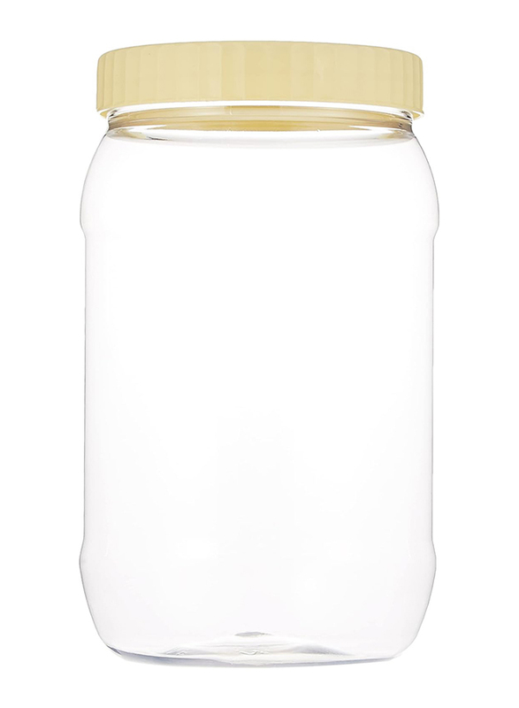 Sunpet Round Spice Jar, 1500ml, 6 Pieces, Clear
