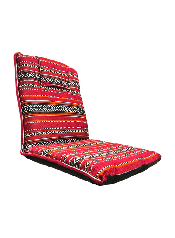 

Go2Camps Arabic Majlis Camping Chair with Floor Adjustable Angles Padded, Multicolour