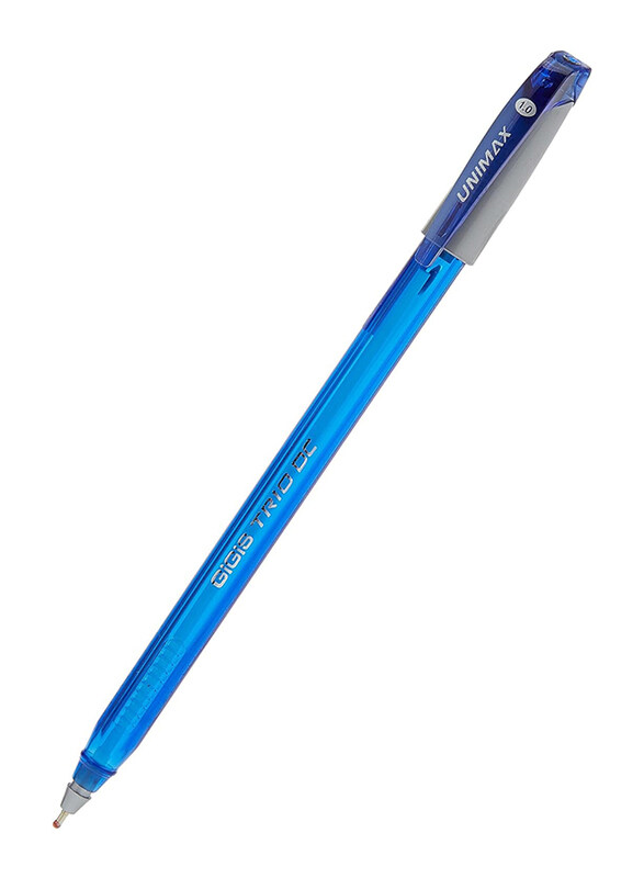 

Unimax Fine Grip Soft Tip Ballpoint Pen, 1.0mm, Blue