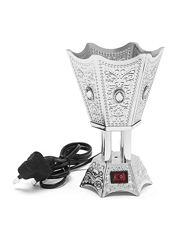 

Al Madina Alsaqer Electric Incence Burner, Silver