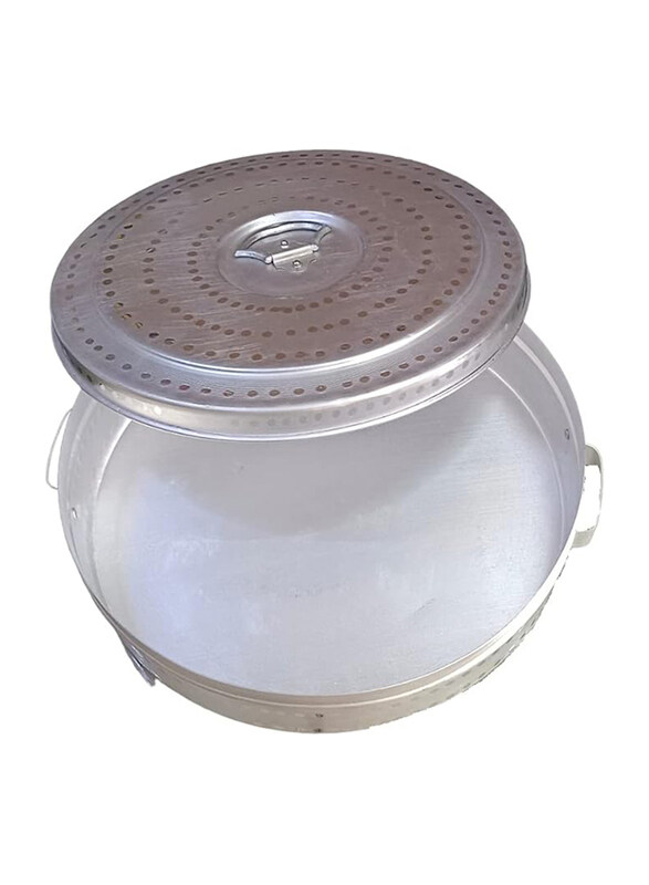 

Saqoware Alsaqer Aluminium Kubbos Dabba, 18-inch, Multicolour