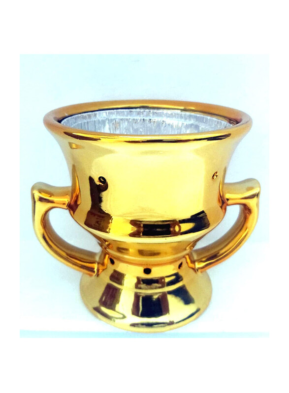 

Generic Saqoware Ceramic Incense Burner, Medium, Gold
