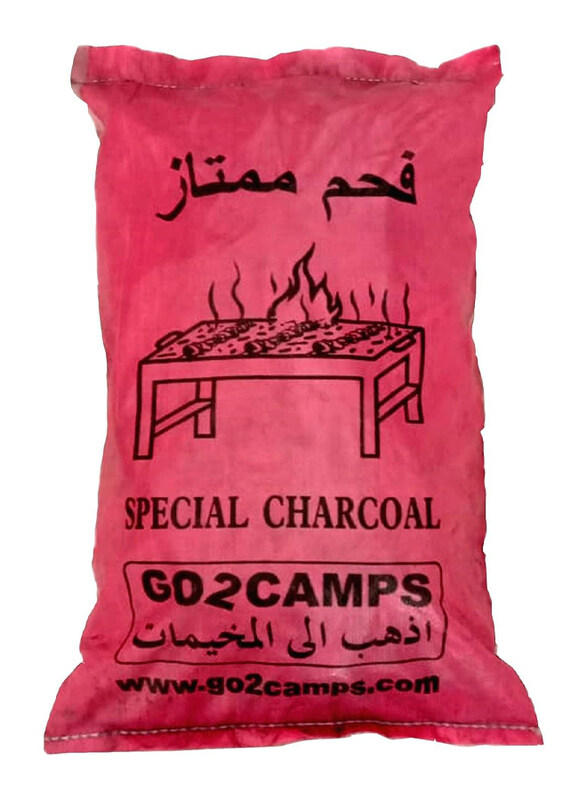 

Alsaqer 1Kg BBQ Hardwood Charcoal Bag Medium Pieces, Black