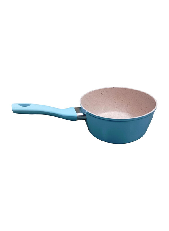 

Saqoware Granite Non-Stick Milk Pan with Pouring Spout with Ergonomic Handle, 24 x 14 x 8 cm, Multicolour