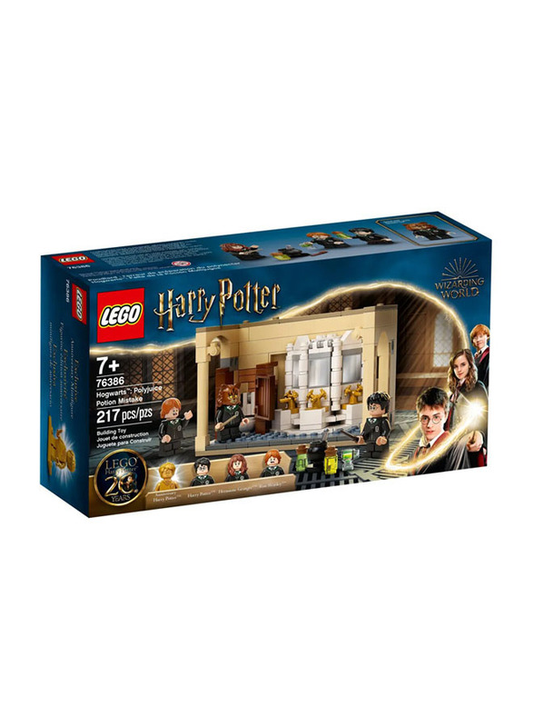 Lego Harry Potter Hogwarts: Polyjuice Potion Mistake Building Set, 217 Pieces, Ages 7+, 76386, Multicolour