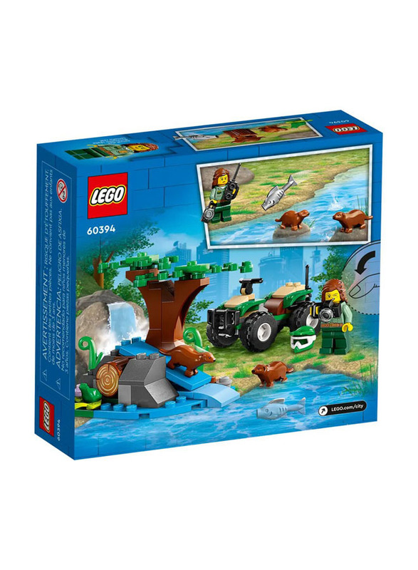 Lego City ATV and Otter Habitat Building Set, 90 Pieces, Ages 5+, 60394, Multicolour