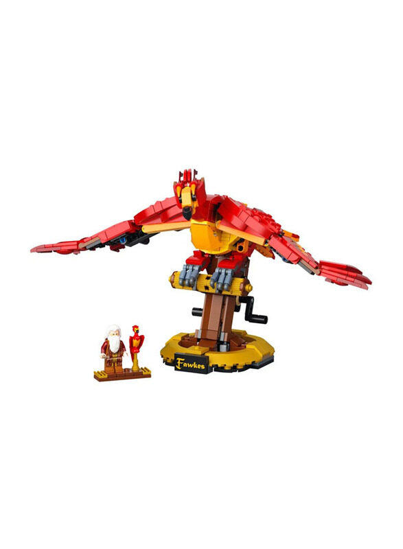 Lego Harry Potter Fawkes, Dumbledore's Phoenix Building Set, 597 Pieces, Ages 10+, 76394, Multicolour