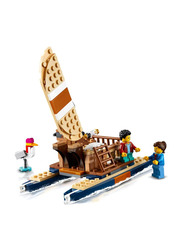 Lego Creator 3-in-1 Safari Wildlife Tree House Building Set, 397 Pieces, Ages 7+, 31116, Multicolour