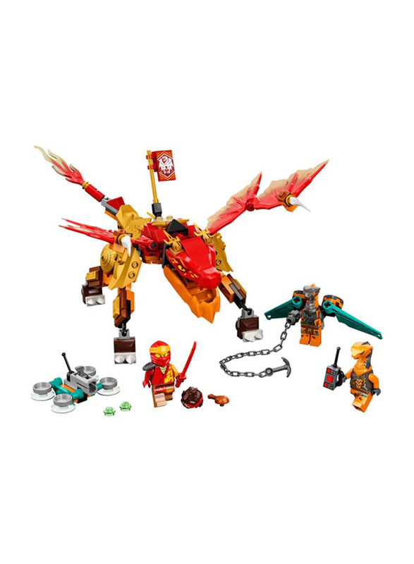 Lego 71762 Ninjago Kai's Fire Dragon Evo Building Set, 204 Pieces, Ages 6+