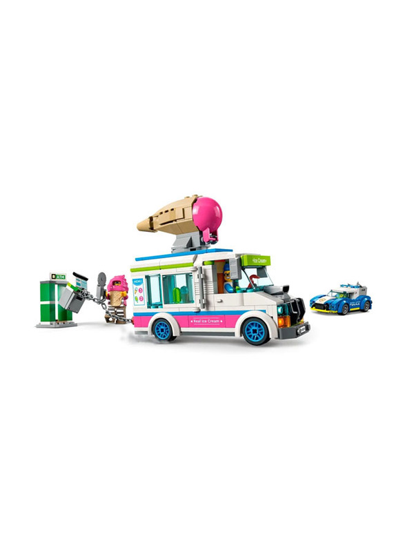 Lego City Ice Cream Truck Police Chase Building Set, 317 Pieces, Ages 5+, 60314, Multicolour
