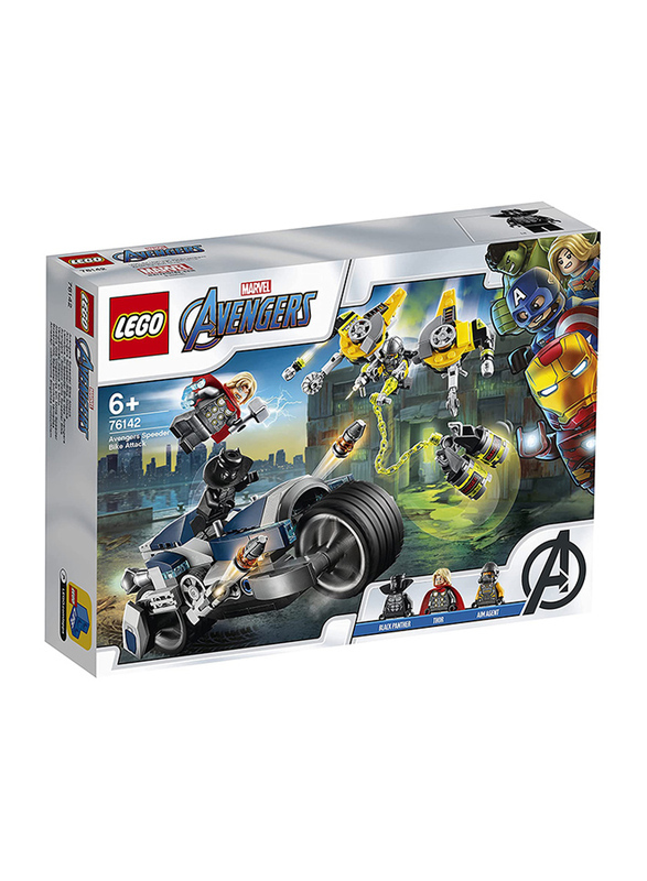 Lego 76142 Avengers Speeder Bike Attack Model Building Set, 226 Pieces, Ages 6+
