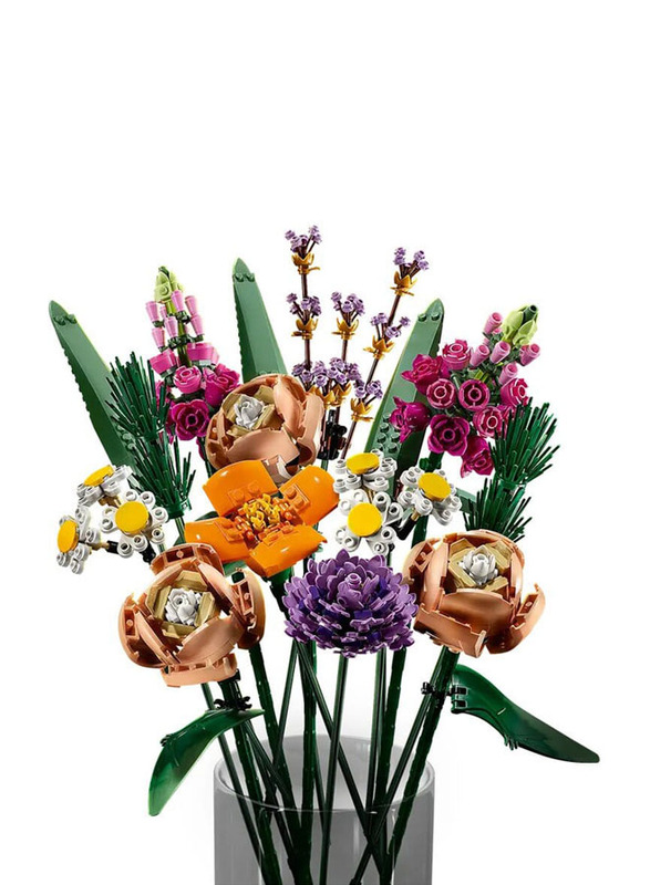 Lego Creator Expert Flower Bouquet Building Set, 756 Pieces, Ages 18+, 10280, Multicolour