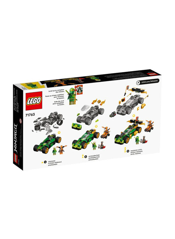 Lego 71763 Ninjago Lloyd's Race Car Evo Building Set, 279 Pieces, Ages 6+