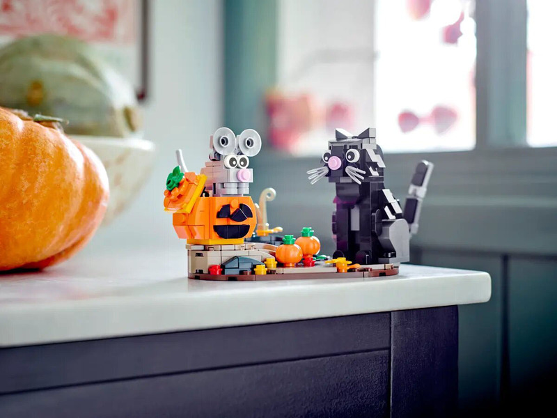 Lego 40570 Halloween Cat & Mouse Building Set, 328 Pieces, Ages 9+