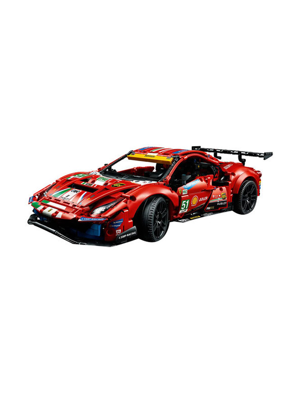 Lego Technic: Ferrari 488 GTE “AF Corse #51”, 42125, 1677 Pieces, Ages 18+