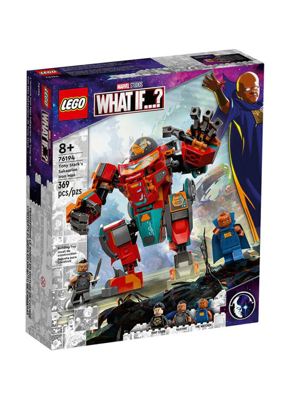 Lego 76194 Marvel Tony Stark's Sakaarian Iron Man Building Set, 369 Pieces, Ages 8+