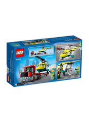 Lego City Rescue Helicopter Transport Building Set, 215 Pieces, Ages 5+, 60343, Multicolour