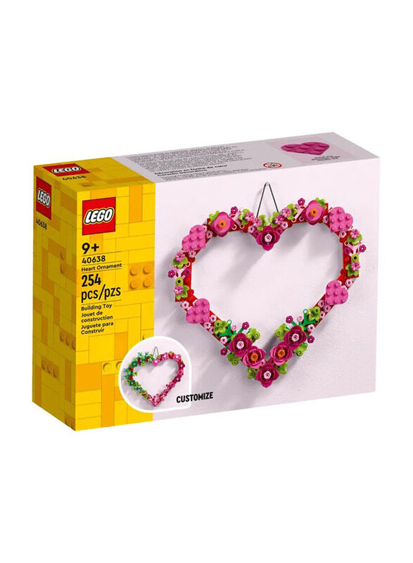 

Lego 40638 Heart Ornament Building Set, 254 Pieces, Ages 9+