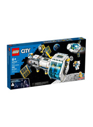 Lego City Lunar Space Station Building Set, 500 Pieces, Ages 6+, 60349, Multicolour