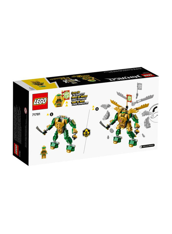 Lego 71781 Ninjago Lloyd's Mech Battle Evo Building Set, 223 Pieces, Ages 6+