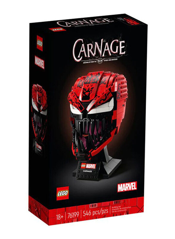 

Lego 76199 Marvel Carnage Building Set, 546 Pieces, Ages 18+