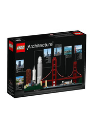 Lego Architecture San Francisco Building Set, 565 Pieces, Ages 12+, 21043, Multicolour