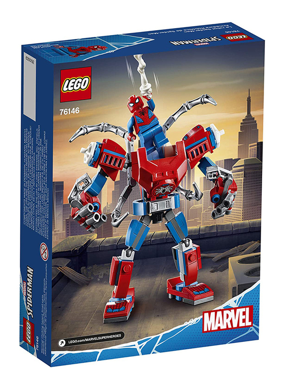 Lego 76146 Spider-Man Mech Model Building Set, 152 Pieces, Ages 6+