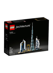 Lego Architecture Dubai Skyline Building Set, 740 Pieces, Ages 16+, 21052, Multicolour