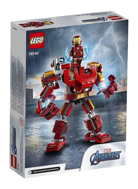 Lego 76140 Iron Man Mech Model Building Set, 148 Pieces, Ages 6+