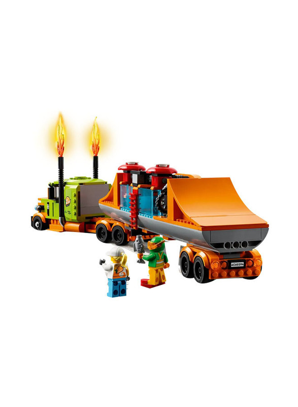 Lego City Stunt Show Truck Building Set, 420 Pieces, Ages 6+, 60294, Multicolour
