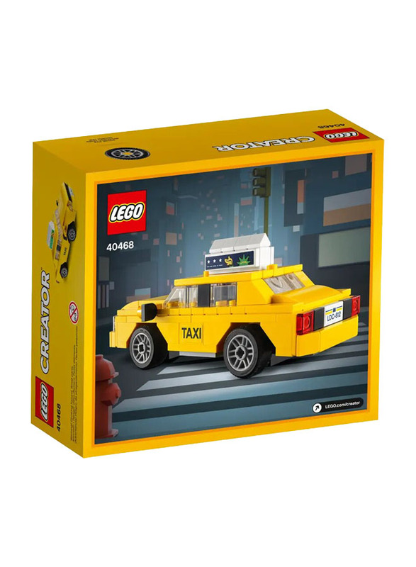 Lego 40468 Yellow Taxi Model Building Set, 124 Pieces, Ages 7+