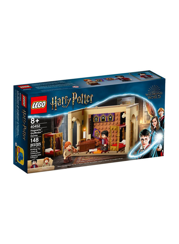 Lego Harry Potter Hogwarts Gryffindor Dorms Building Set, 148 Pieces, Ages 8+, 40452, Multicolour