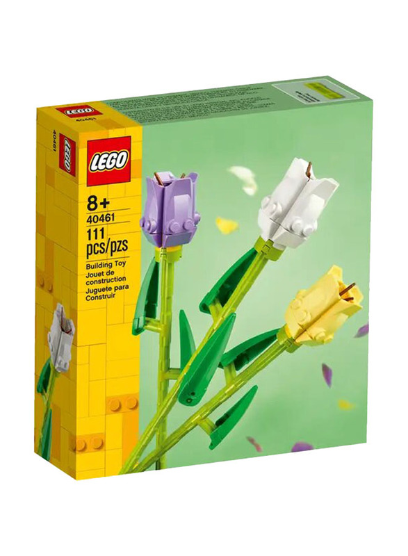 Lego 40461 Tulips Building Set, 111 Pieces, Ages 8+