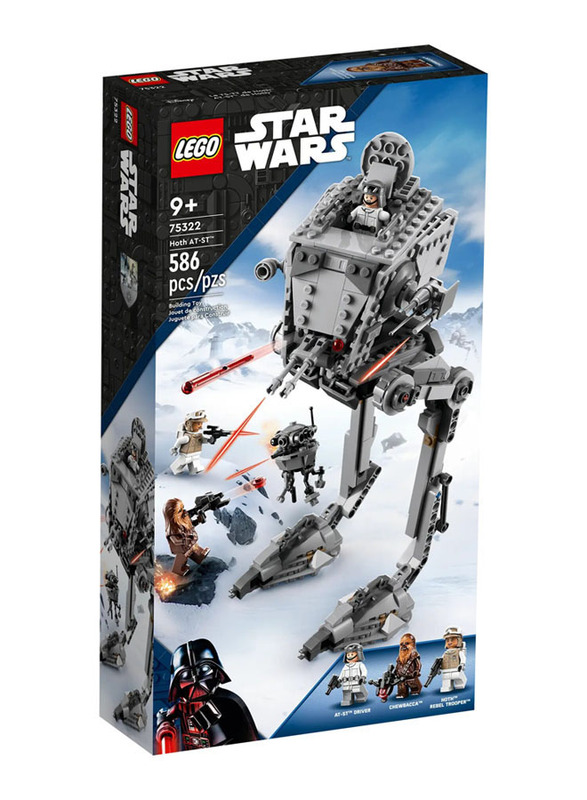 Lego Star Wars: Hoth AT-ST, 75322, 586 Pieces, Ages 9+