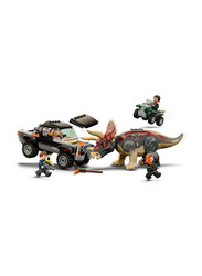 Lego 76950 Jurassic World Triceratops Pickup Truck Ambush Building Set, 210 Pieces, Ages 7+